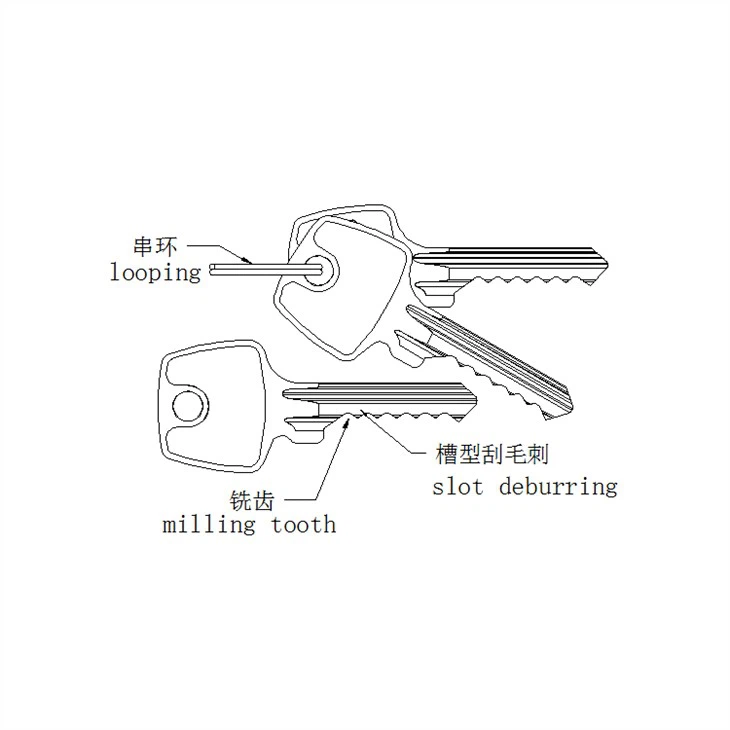 Door Key Deburring Machine